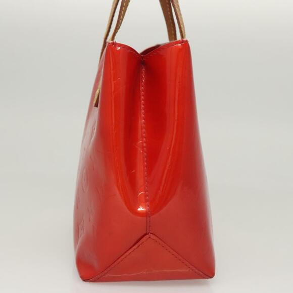 LOUIS VUITTON Monogram Vernis Reade PM Hand Bag Red Rouge M91088 - Picture 5 of 12